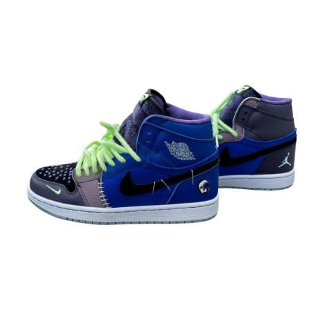 Zion Williamson x Air Jordan 1 High Voodoo Blue Purple Black