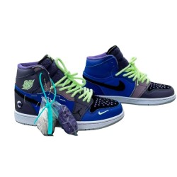 Zion Williamson x Air Jordan 1 High Voodoo Blue Purple Black